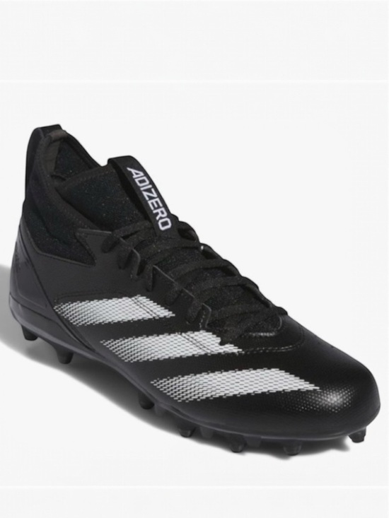 adidas Other - Adidas Adizero Impact.2 Spark Cleats Black White Youth Football Shoes Size 5.5